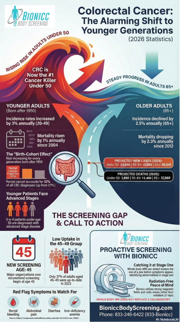 The Complete 2026 Guide to Early Colorectal Cancer Detection and Full Body MRI in Michigan | Southfield, MI Early colorectal cancer detection is key to survival.