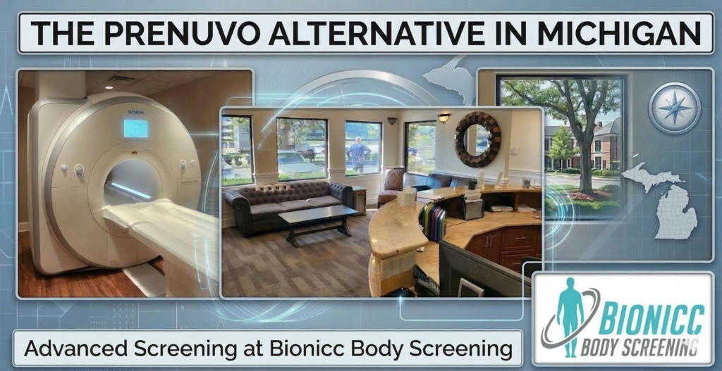 Bionicc Body Screening is the Prenuvo alternative Michigan professionals trust.