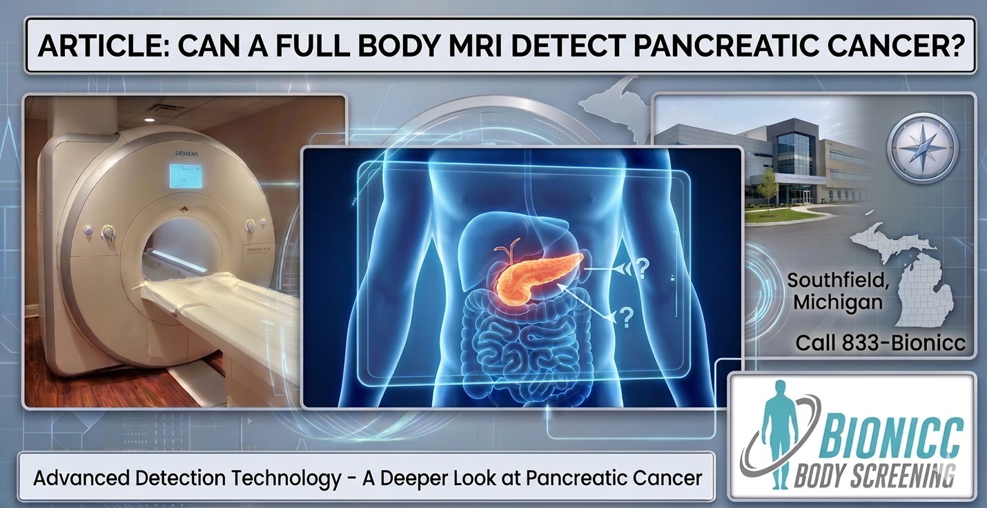 Can a Full Body MRI Detect Pancreatic Cancer?